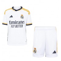 Real Madrid Fußballbekleidung Heimtrikot Kinder 2023-24 Kurzarm (+ kurze hosen)